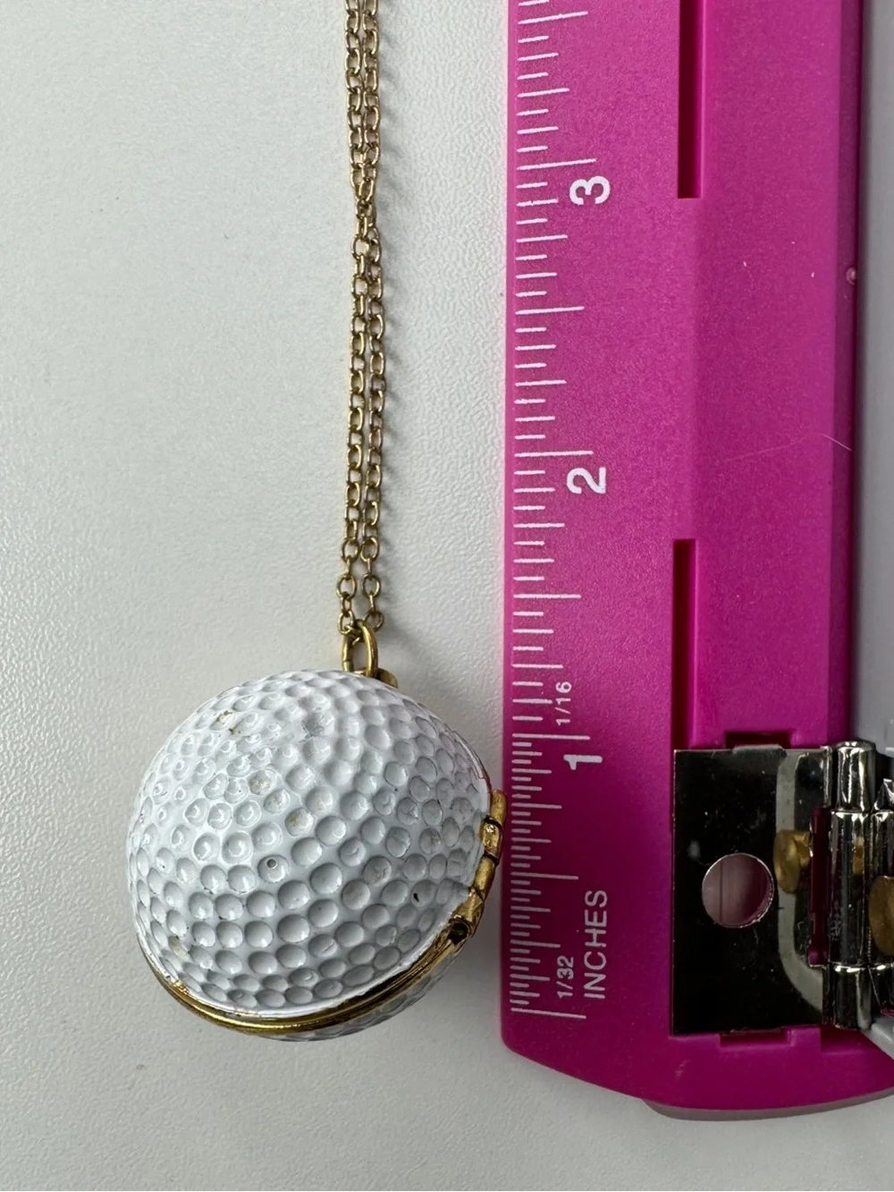 Kate Spade Golfball Golf Ball Y2K Vintage Locket Necklace